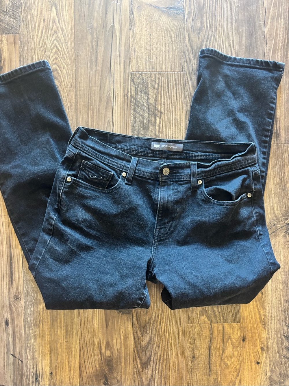 Levi's Women's  505 Straight Leg Jeans in Black